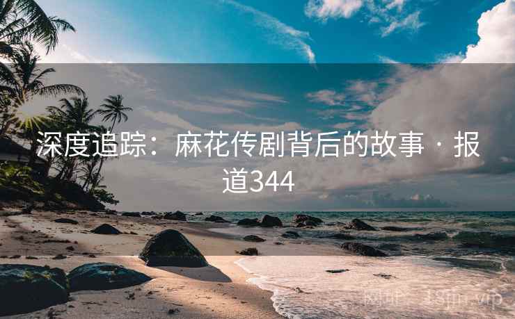 深度追踪：麻花传剧背后的故事 · 报道344
