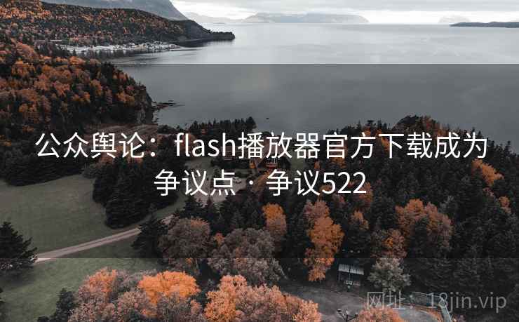 公众舆论：flash播放器官方下载成为争议点 · 争议522