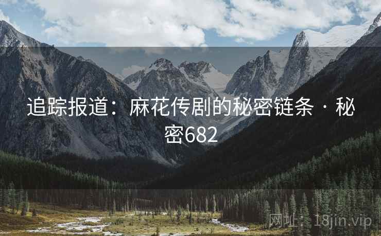 追踪报道:麻花传剧的秘密链条 · 秘密682